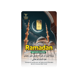 Gold 1 gram Au 999.9 Salam Ramadan Nawaitu 