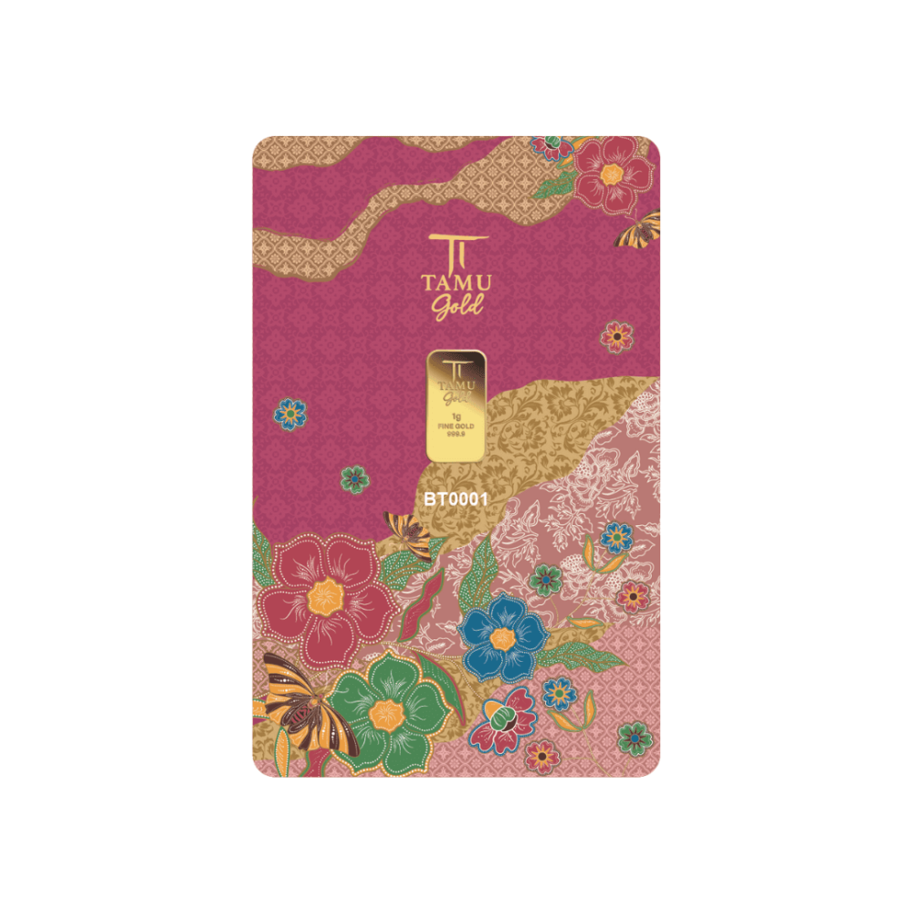 TAMU GOLD Batik Warisan 999.9 Gold wafer (1g)